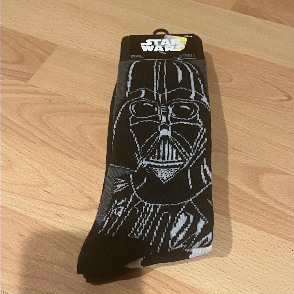 Star Wars Darth Vader Black and White Socks